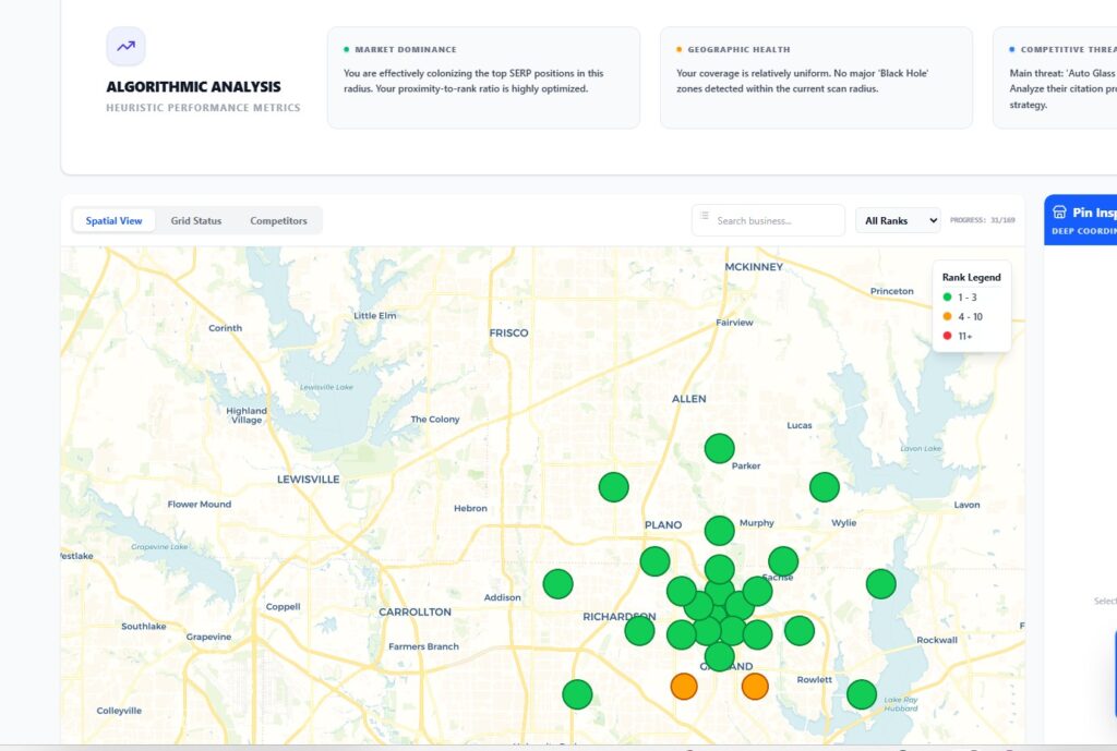 Auto Glass SEO GBP Ranking Expands 